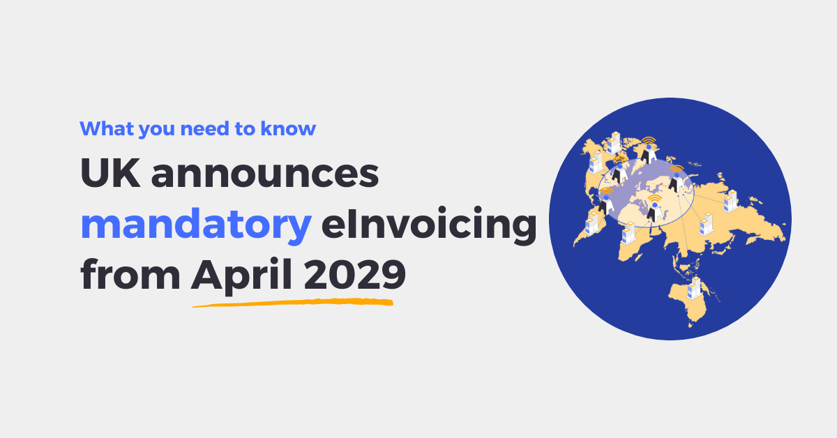 UK Announces Mandatory eInvoicing from April 2029